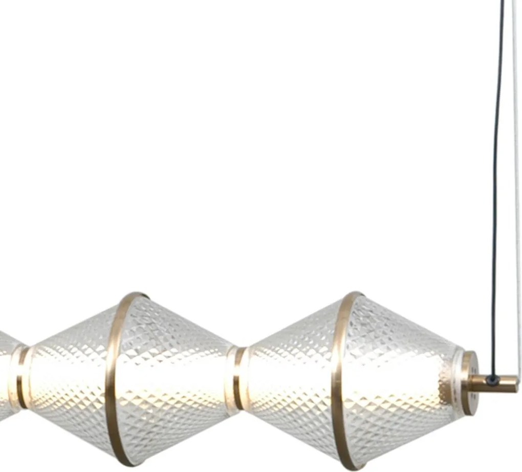 Italux modern függeszték fuente átlátszó arany itxpnd-34395-5-hbr