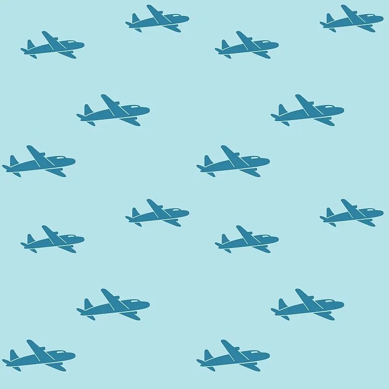 Fali Tapéta A Gyerekszobába Repülőgépekkel