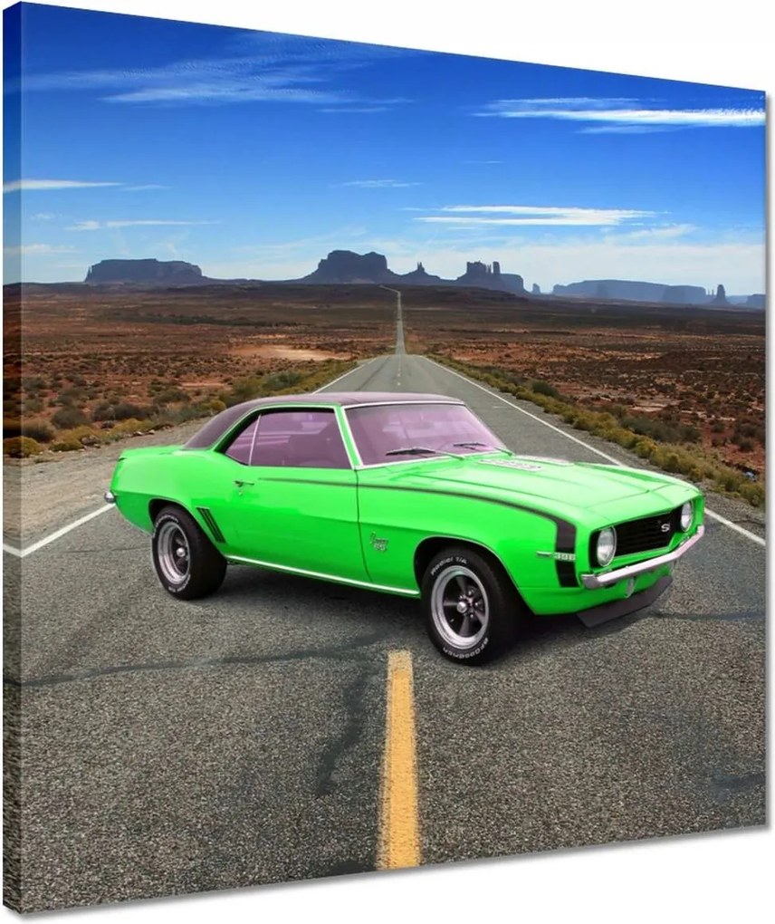 Vászonkép 40x40 Zöld Chevrolet Ss