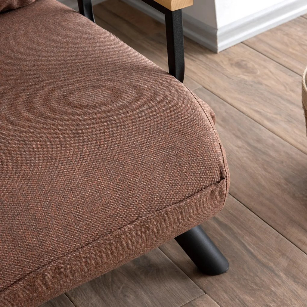 Sando Single Light Brown fotel
