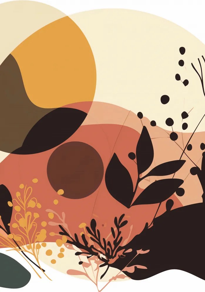 Poszter 56,6x86,4cm Naplemente a kertben