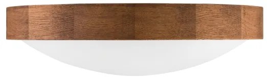 Brilagi - LED mennyezeti lámpa CARVALHO SLIM 2xE27/15W/230V tölgy-cseresznye átmérő 37 cm