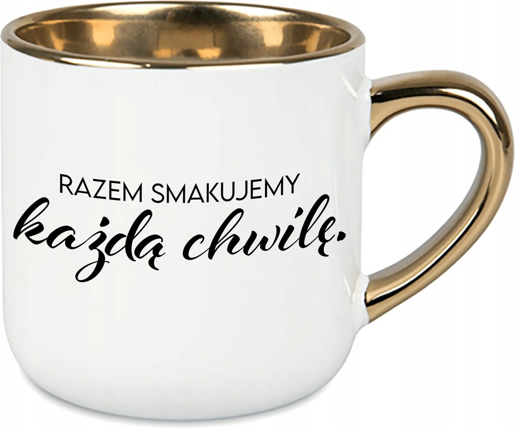 Bögre Nagy fehér Együtt Ízlelünk Minden Pillanatot Ajándék Esküvői évfordulóra