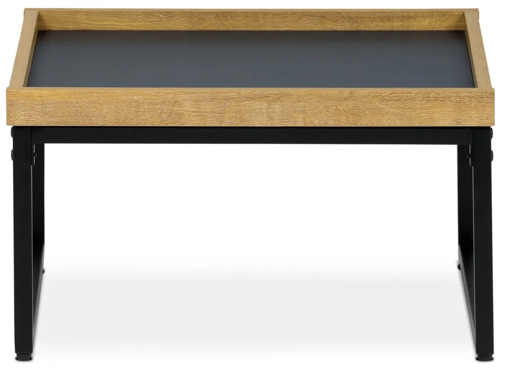 Măsuță De Cafea Gri Cu Decor Din Stejar CT-612