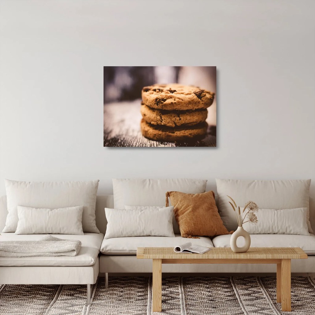 Kép - Keksz (üvegen) (70x50 cm)