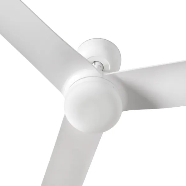 FARO 33814WT-20 - LED Dimmelhető mennyezeti ventilátor PUNT M LED/18W/230V fehér átm. 132 cm WT + távirányító