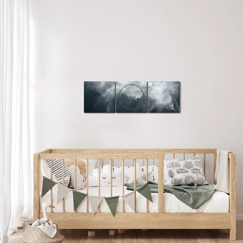 Az absztrakció képe (órával) (90x30 cm)