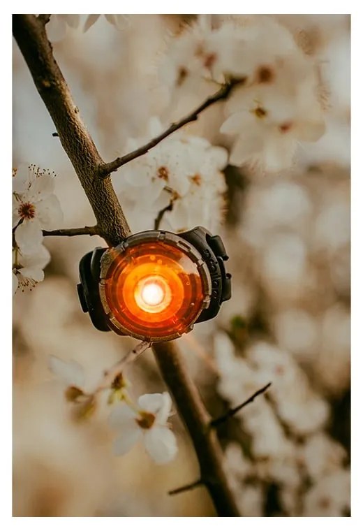 LED fény nyakörvre Amber - Orbiloc