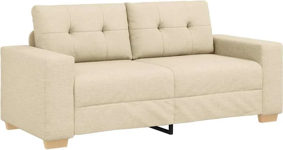 vidaXL krém szövet loveseat kanapé 180x77x82 cm