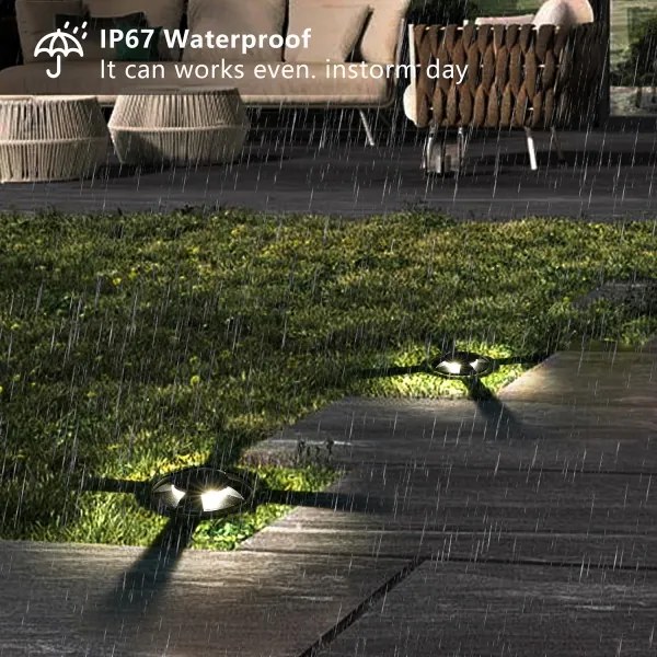 Brilagi - LED kültéri, gépjárműterhelésre alkalmas földbe süllyeszthető világítótest GROUNDRAY LED/1W/230V fekete IP67