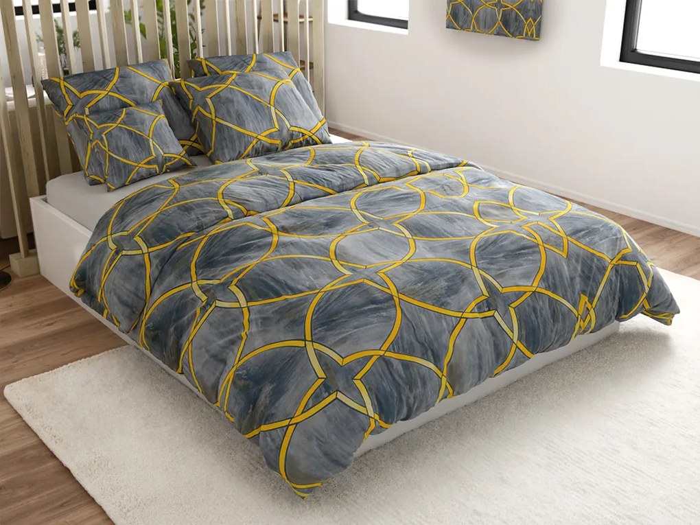 Mikroszálas ágyneműhuzat RYNETH szürke Ágyneműhuzat mérete: 70 x 80 cm | 140 x 200 cm