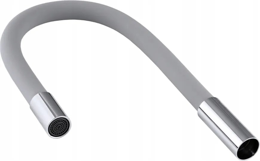 Rugalmas kifolyócső konyhai csaptelephez 3/4 colos szürke Gamma