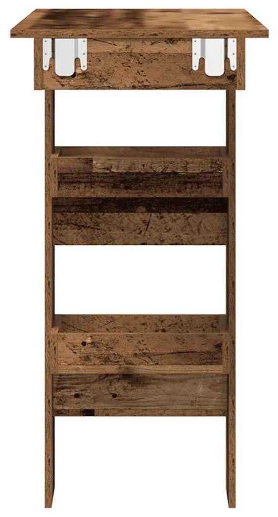 fali bárasztal Régi fa 102x45x103,5 cm Gépi fa