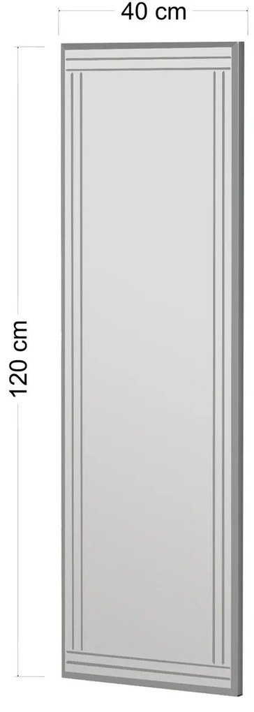 Buhem White tükör 40 x 120 cm