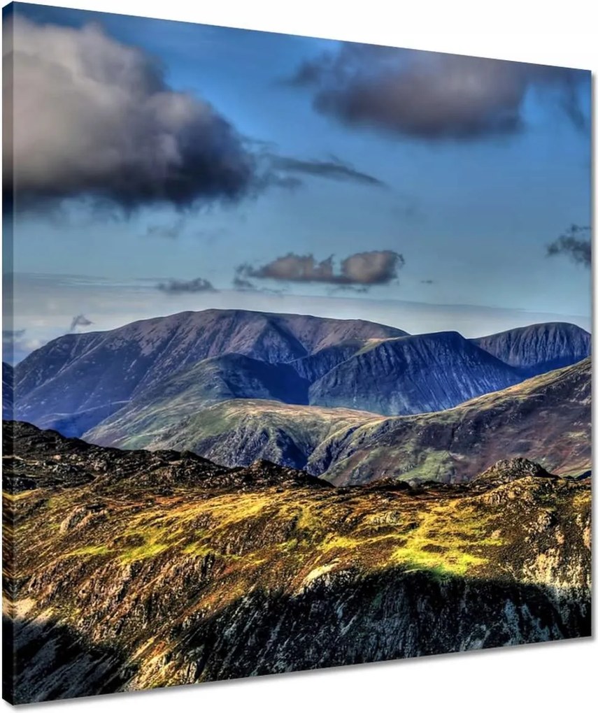 Vászonkép 50x50 Gyönyörű kilátás a hegyekre