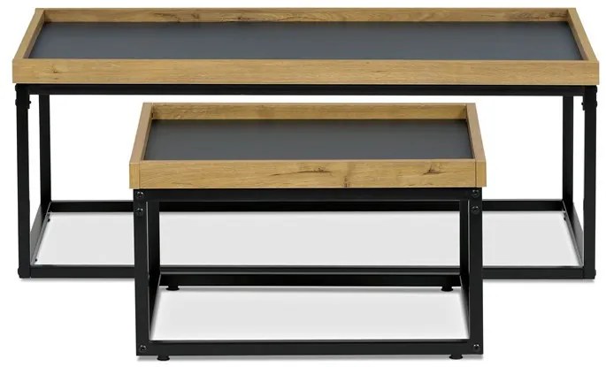 Dohányzóasztal 100 × 60 × 39 cm MDF tölgy CT-613 OAK