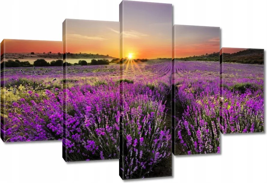 Faliórák 150x105 Levendula mező Nyugat