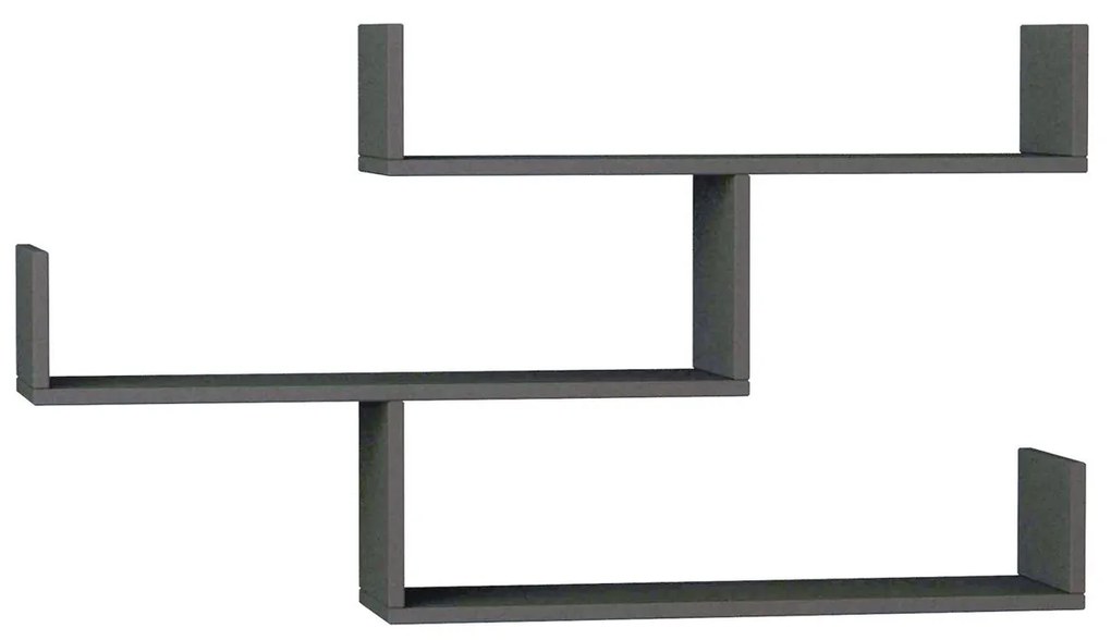 Fali polc Tibet - Anthracite