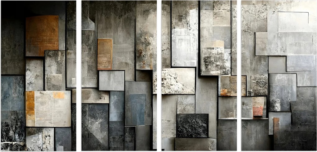 Modern faliképek hálószoba nappaliba 3D absztrakt 80x160