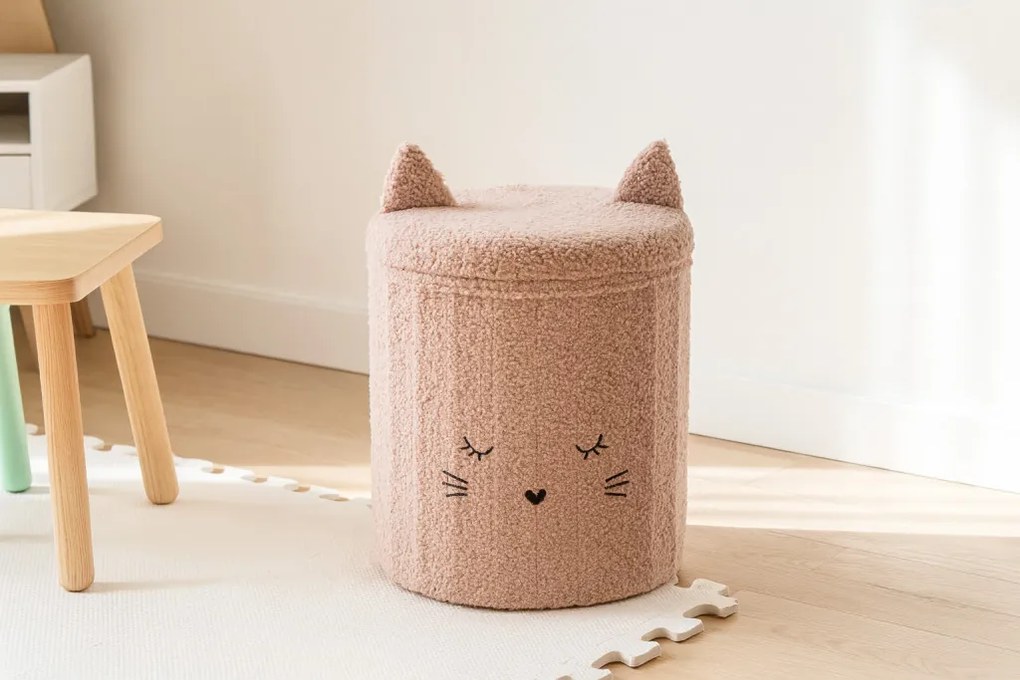 Összecsukható puff tárolóval 28 x 28 x 34 cm