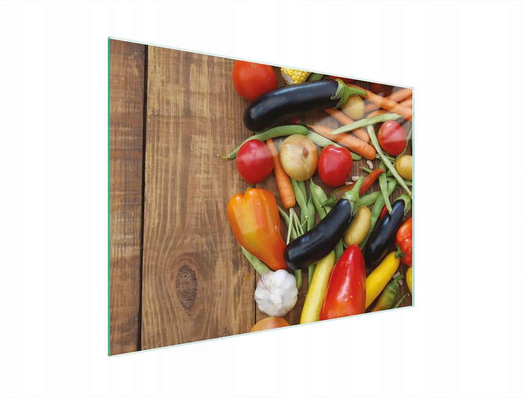 Üveg Vágódeszka 30x22 Zöldség Edzett Üveg