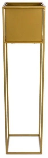 Virágállvány 90x24 cm arany színben