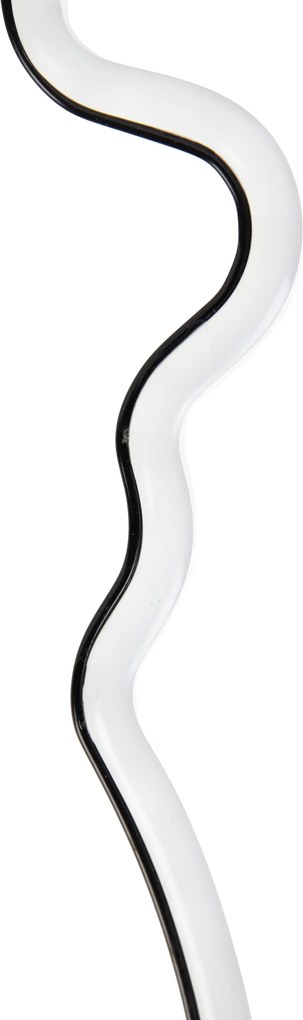 Karácsonyi neon hóember leszúrható spotlámpa fehér színben, LED-del, időzítővel, IP44 - Fura