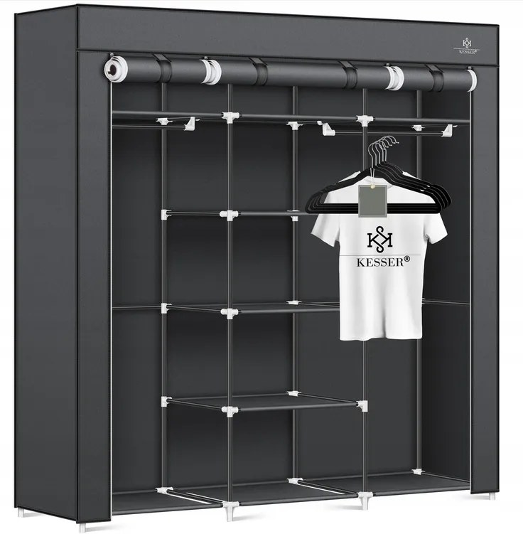 Kesser szekrény 4255598324687 150 x 175 x 45 cm antracit/ kes63