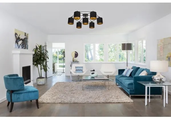 Eglo 97895 - Csillár STAITI 7xE27/40W/230V