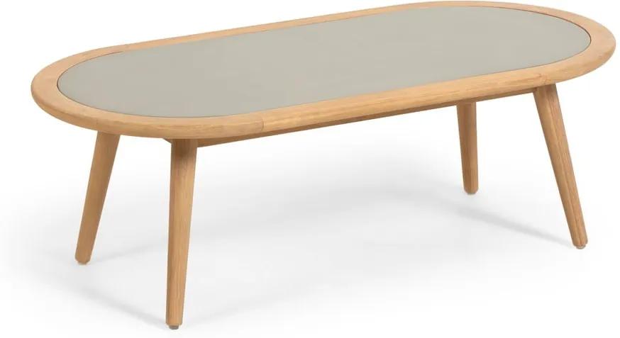 Glynis Nina eukaliptuszfa kerti asztal beton asztallappal - La Forma