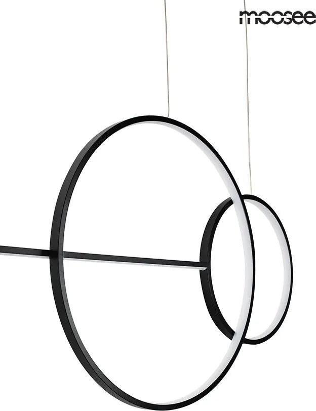 KING HOME MSE010100274 RAGE Modern Led Függesztett Lámpa Fekete LED IP20
