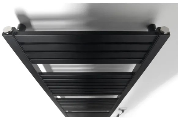 Aqualine - Fürdőszobai elektromos radiátor TONDI-E 500W/230V 133 cm matt fekete