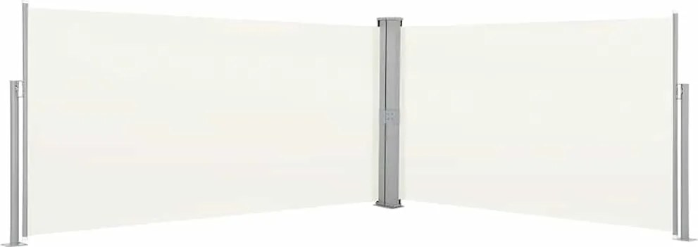 vidaXL összecsukható oldalsó napellenző 160x600 cm krém