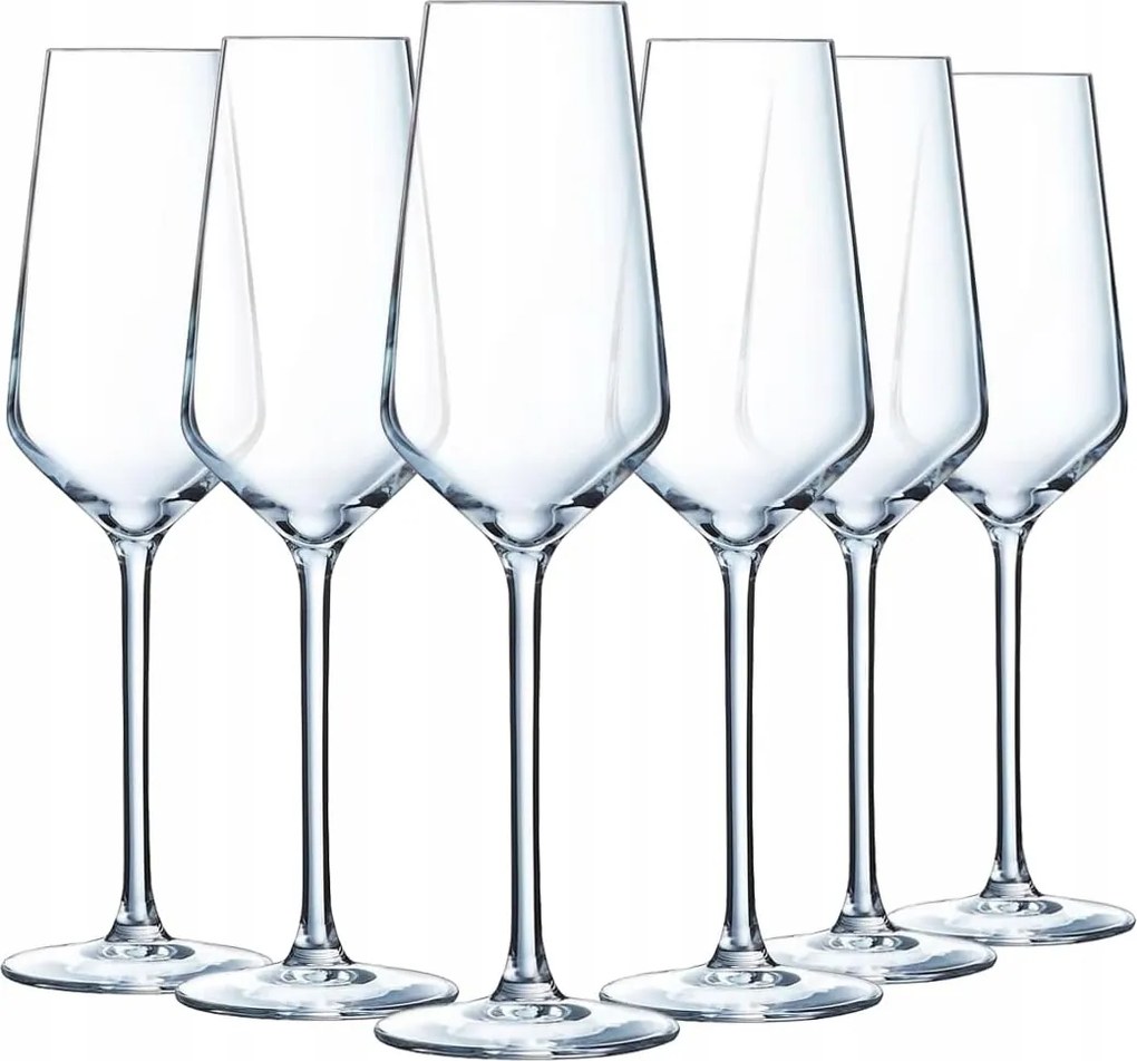 Pezsgős pohár Chef&amp;Sommelier Átlátszó üveg 6 db