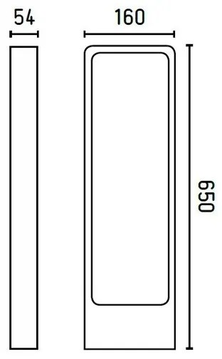 FARO 75520 - LED Kültéri lámpa DAS LED/5W/230V IP54