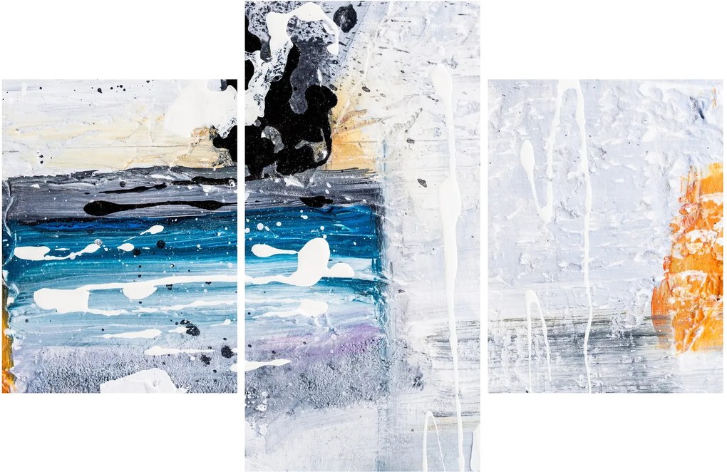 Kép - Absztrakt vonások (90x60 cm)