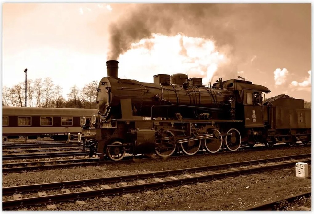 Poszterek 155x105 Mozdony TR565 Wolsztyn