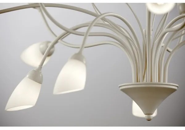 Jupiter 2061 - Rúdon függő csillár GLORIOSA 10xG9/14W/230V krémszínű