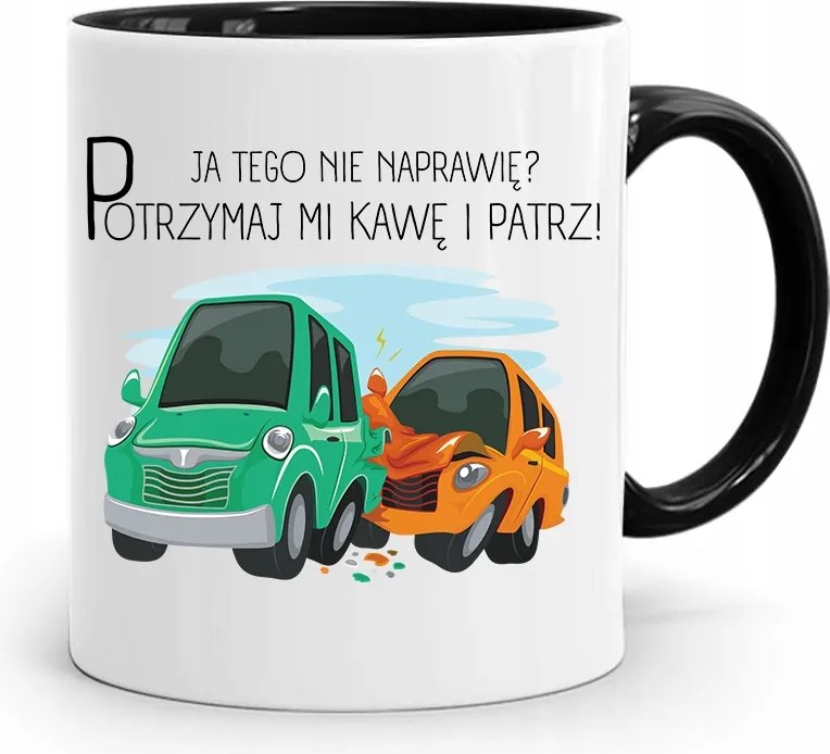 Fekete Bögre Szerelőnek Én Ezt Nem Javítom Meg? fényképes nyomattal