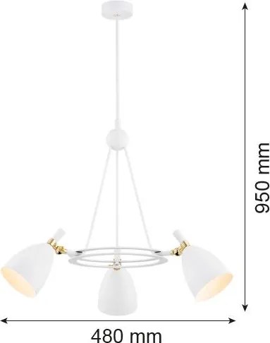 Argon CHARLOTTE 6148 Csillár 3x15W/E27 IP20