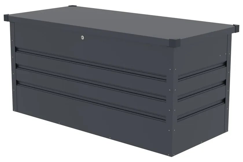 Antracitszürke kerti tárolódoboz Max A – Rojaplast