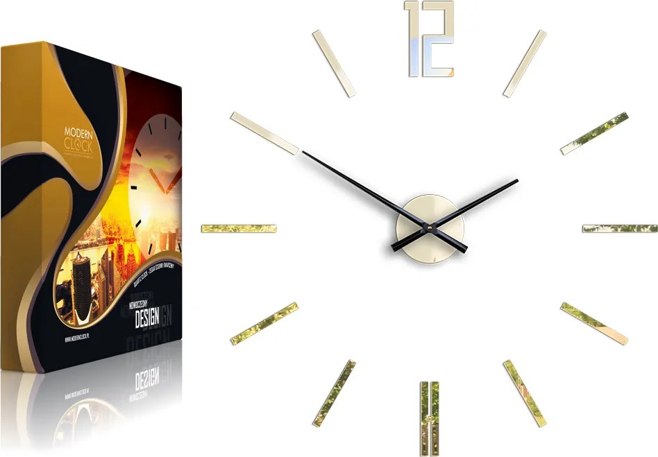 Új Carlo Falióra Arany Tükör Diy 75cm