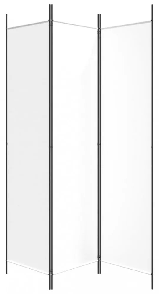 fehér 3 paneles szövetparaván 300x180 cm