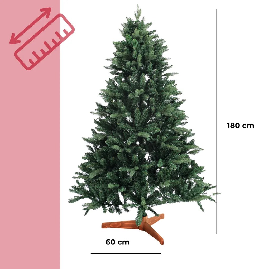 FROST műkarácsonyfa, 180cm, zöld Jurhan