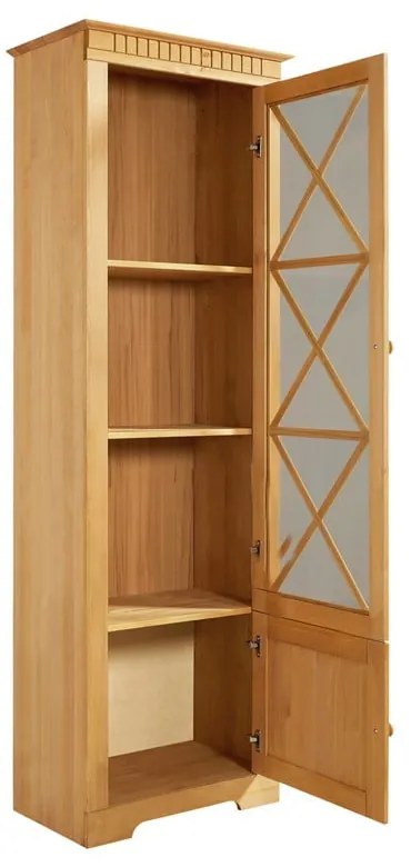 Natúr színű borovi fenyő tálalószekrény 180x35 cm Lisa – Støraa