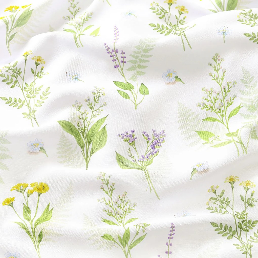 Goldea dekor függöny - erdei virágok 280x150 cm