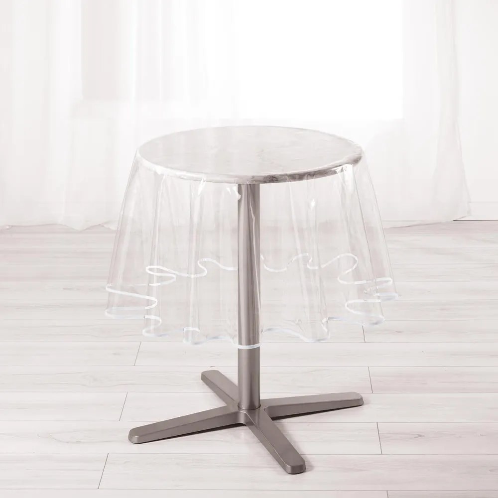 PVC lemosható asztalterítő ø 180 cm Garden – douceur d'intérieur