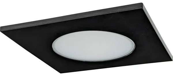 LED Fürdőszobai beépíthető lámpa LED/8W/230V 3000K IP65 fekete