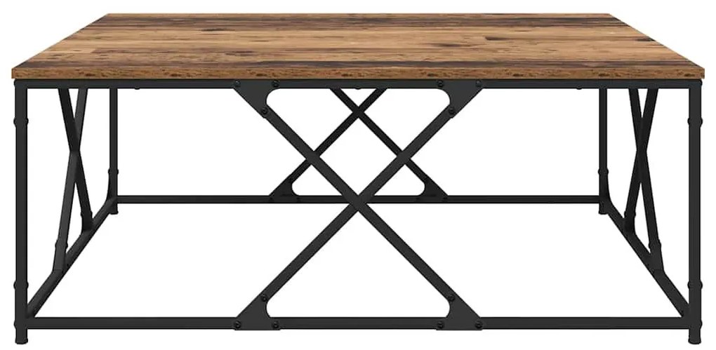 Dohányzóasztal Régi fa 100 x 100 x 40 cm Faanyag