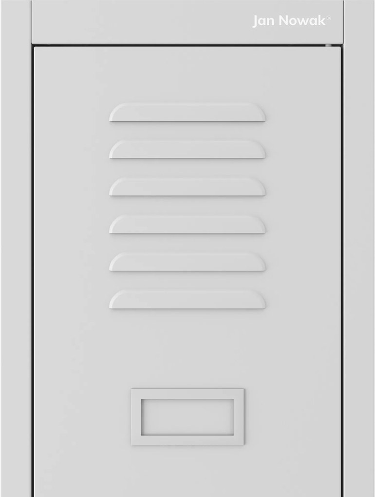 Fém BHP munkaszekrény szürke: KACPER II 1 Plus